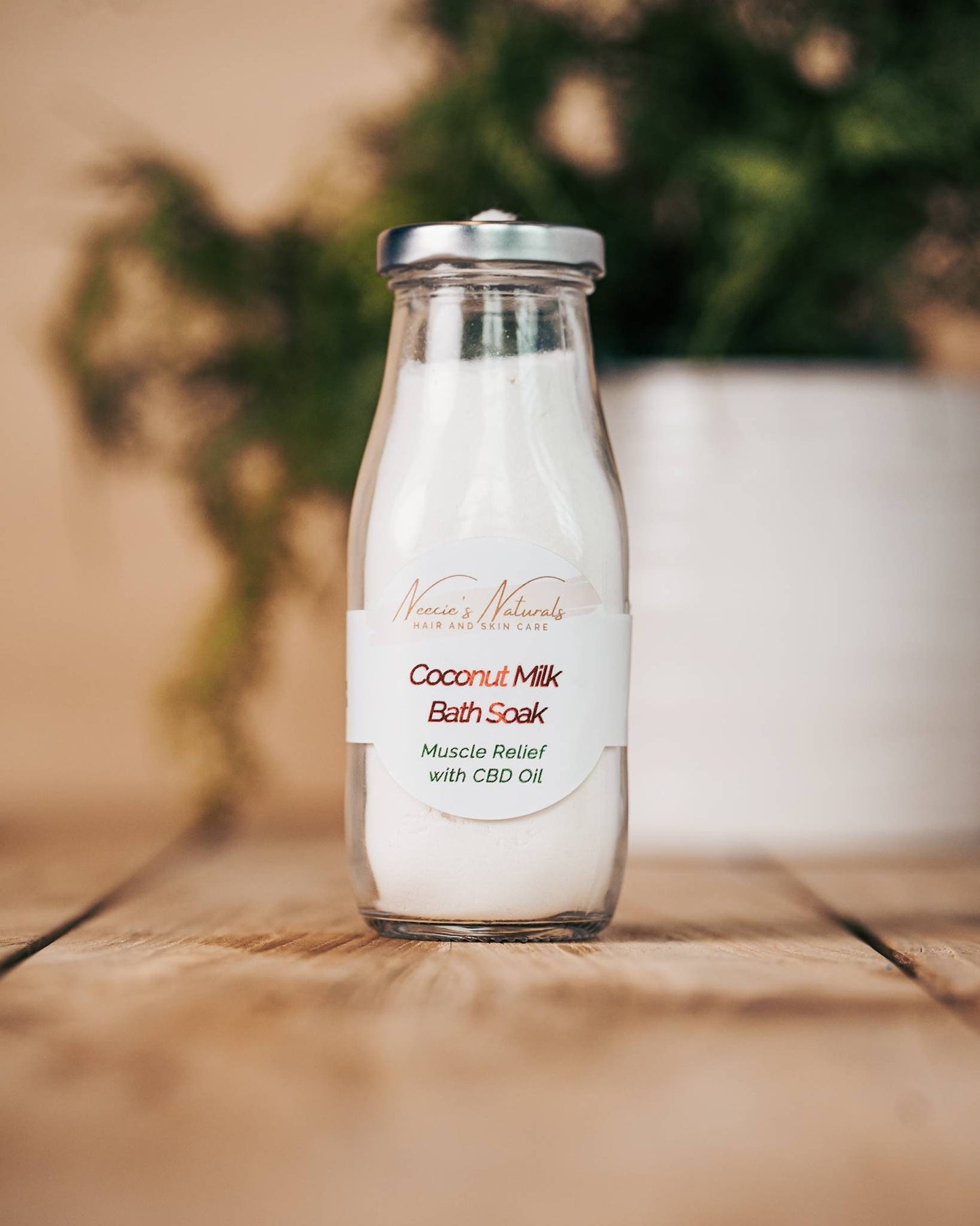 Unwind with Neecie's Naturals Coconut Milk Bath Soak!