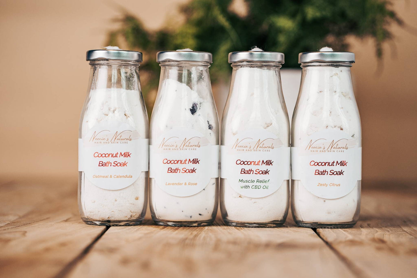 Unwind with Neecie's Naturals Coconut Milk Bath Soak!