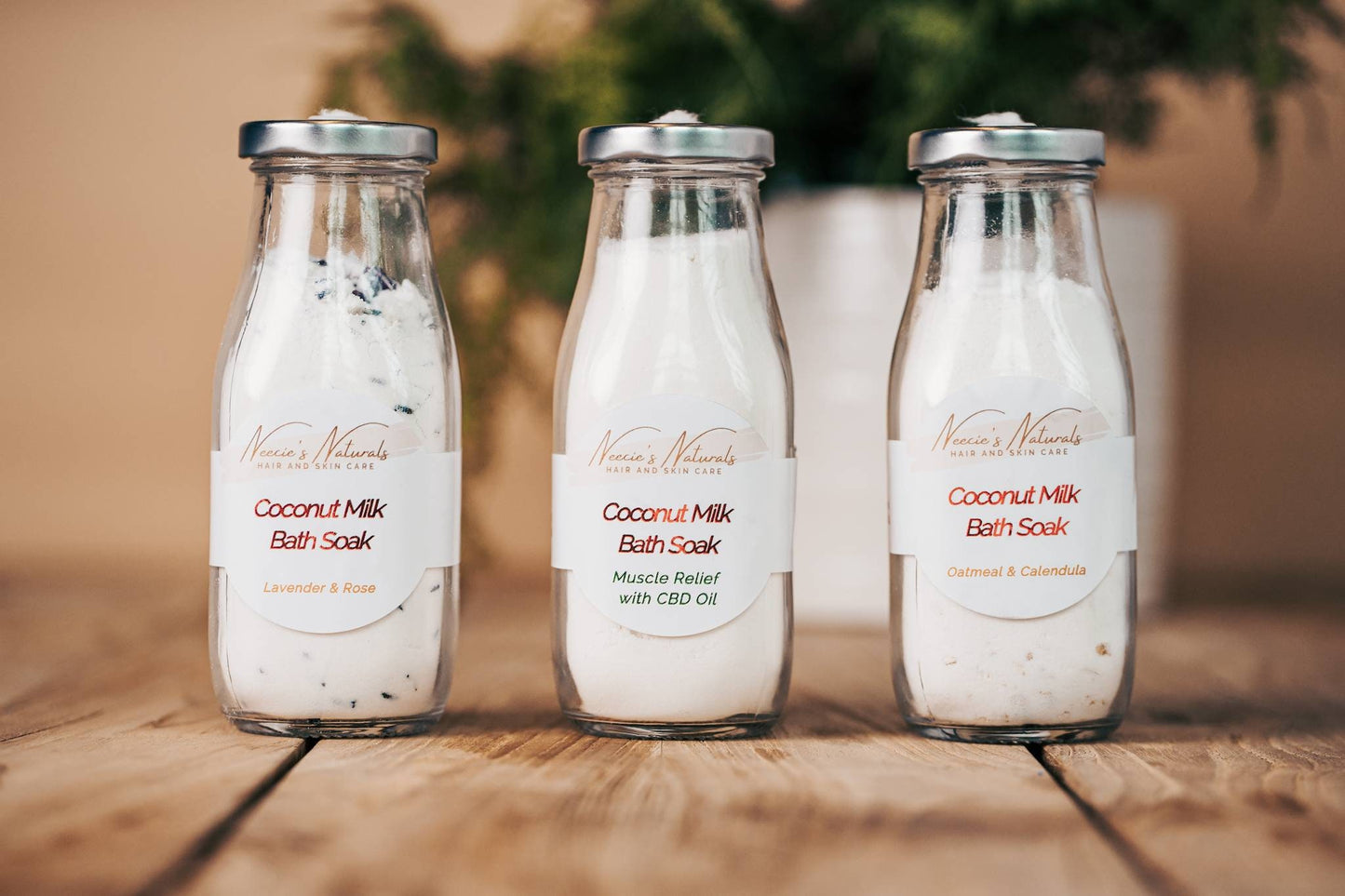 Unwind with Neecie's Naturals Coconut Milk Bath Soak!